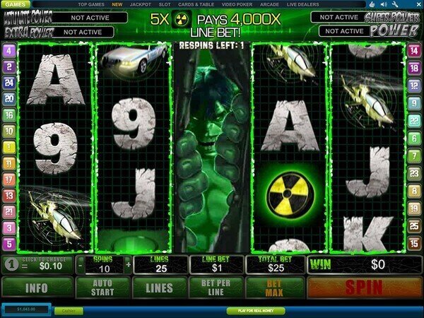 The Incredible Hulk Pokie
