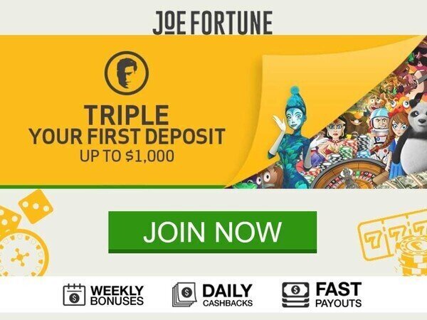 joe fortune casino homepage