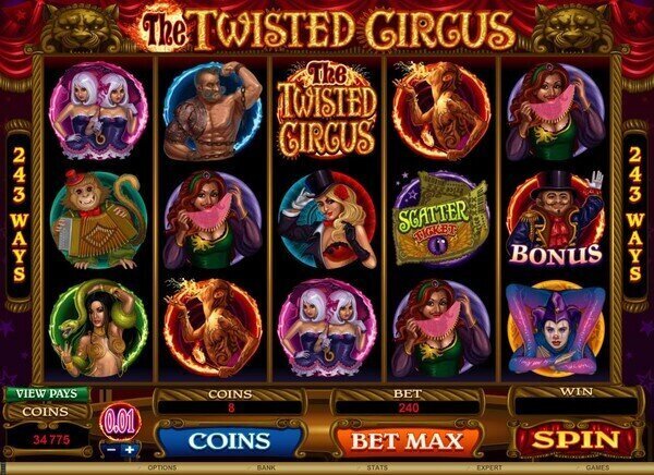 The Twisted Circus Pokie Review