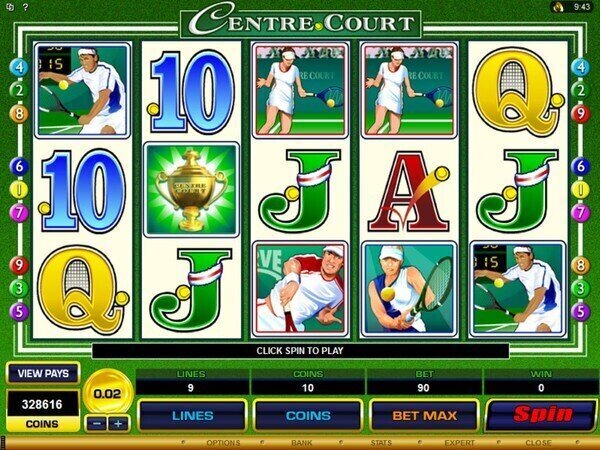 Centre Court Pokie