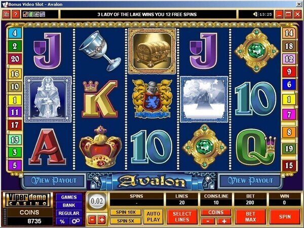 Avalon Online Pokie review