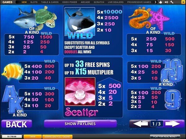 Great Blue online pokie