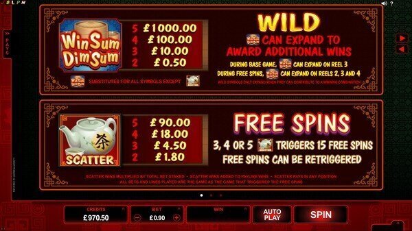 Win Sum Dim Sum online Pokie 