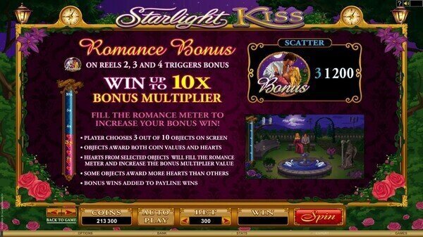 Starlight Kiss Online Pokie