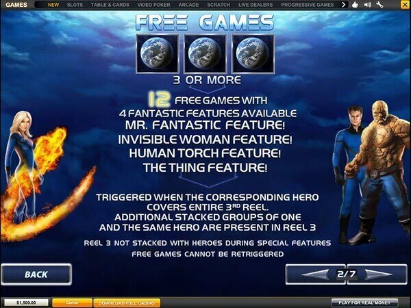 Fantastic Four online pokie