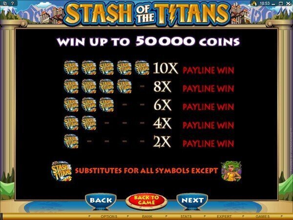 Stash of the Titans Online Pokie