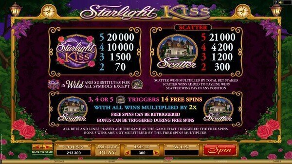 Starlight Kiss Online Pokie Review