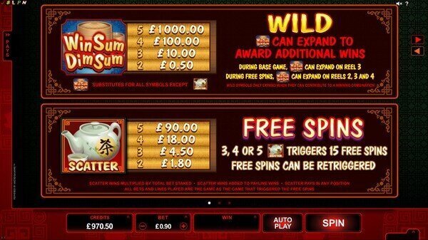 Win Sum Dim Sum online Pokie Review