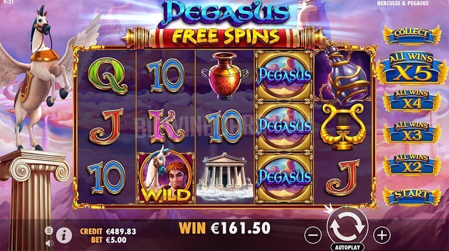 Hercules and Pegasus Pokie Review