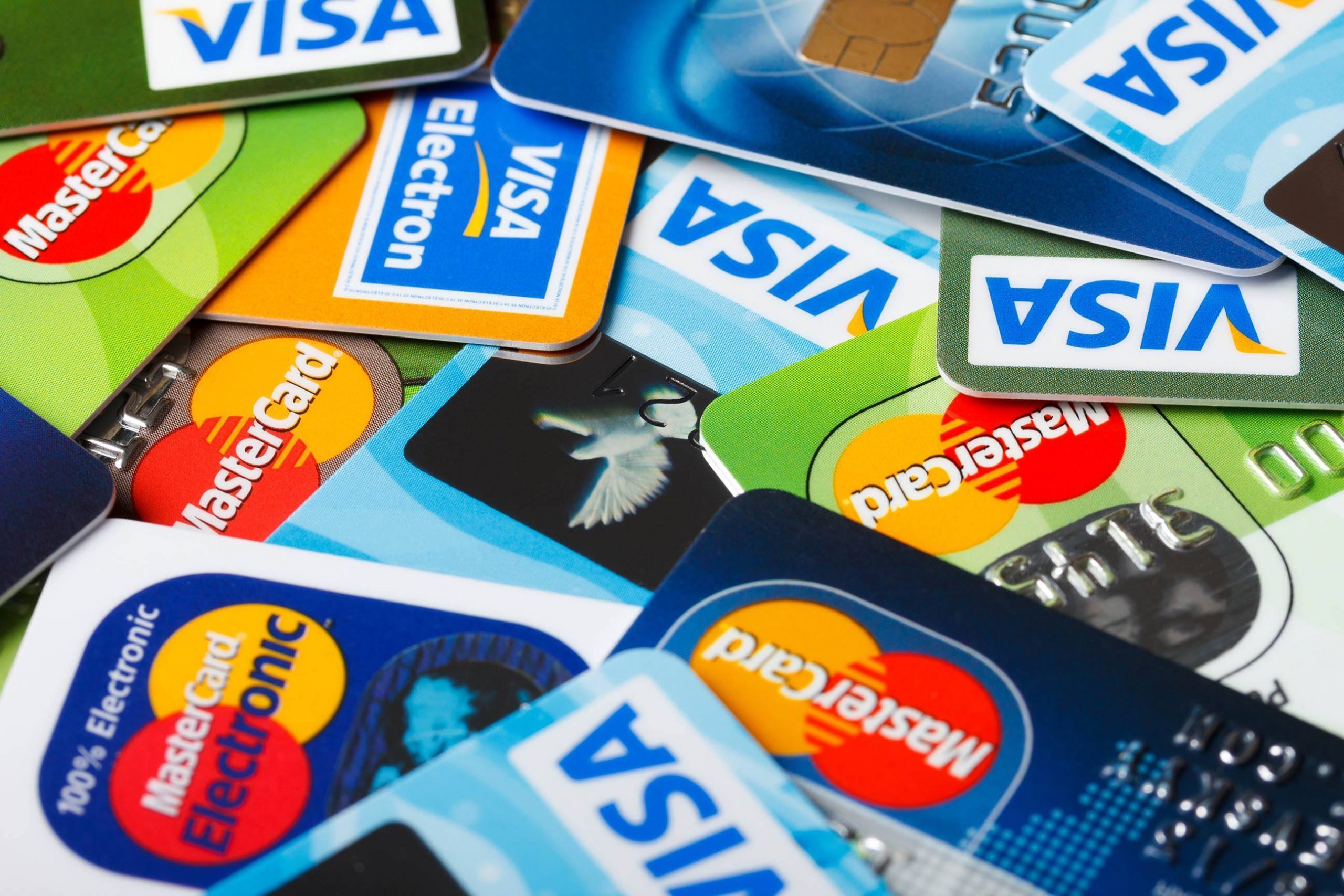 Visa and Mastercard debit cards