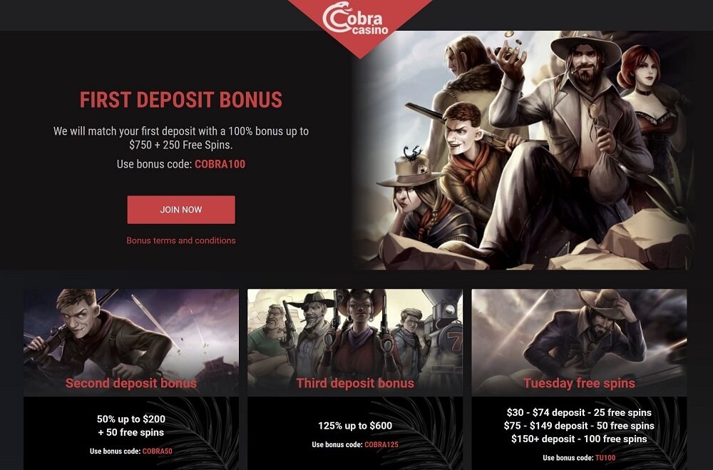 Bonuses cobra casino