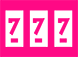 online pokies icon in pink and white