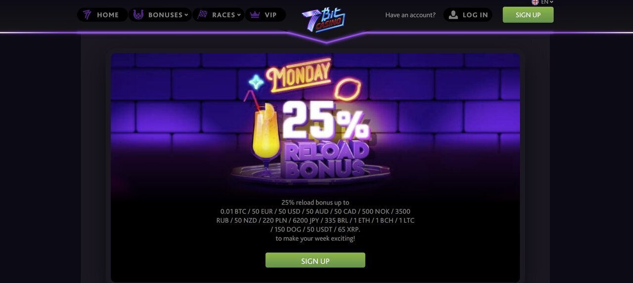 7Bit bonuses