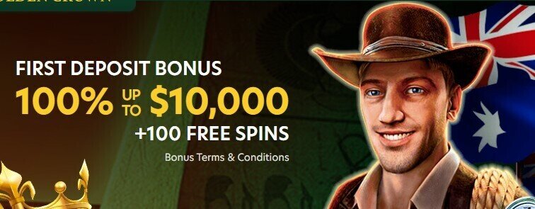 Golden Crown Casino Welcome Bonus