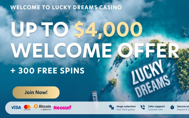 LuckyDreams Welcome Bonus