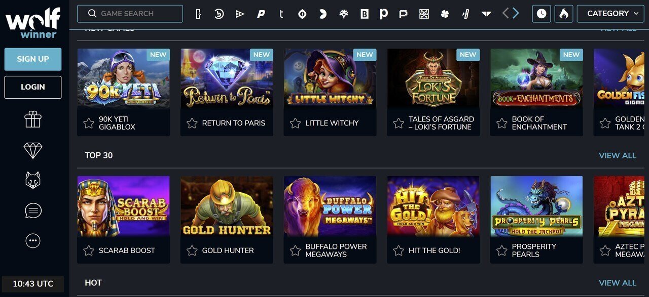 Wolf Winner games