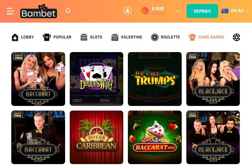 Bambet Table Games