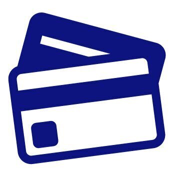 Credit Cards dark blue vector