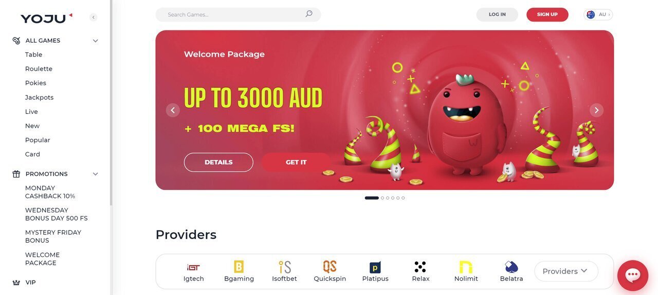 Yoju casino welcome bonus