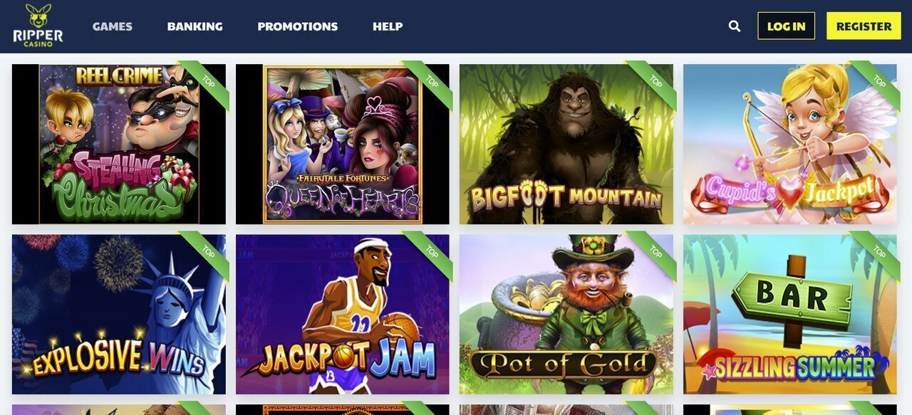 Ripper casino games