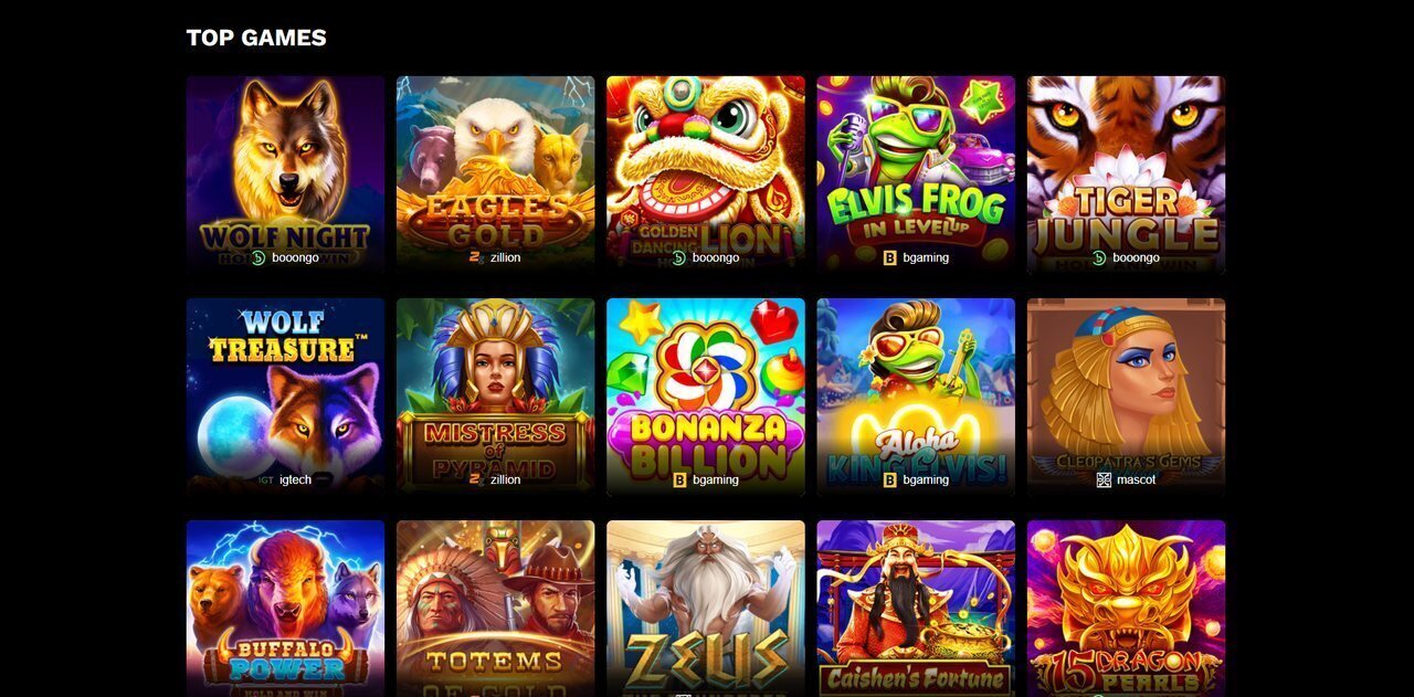 LevelUp casino games