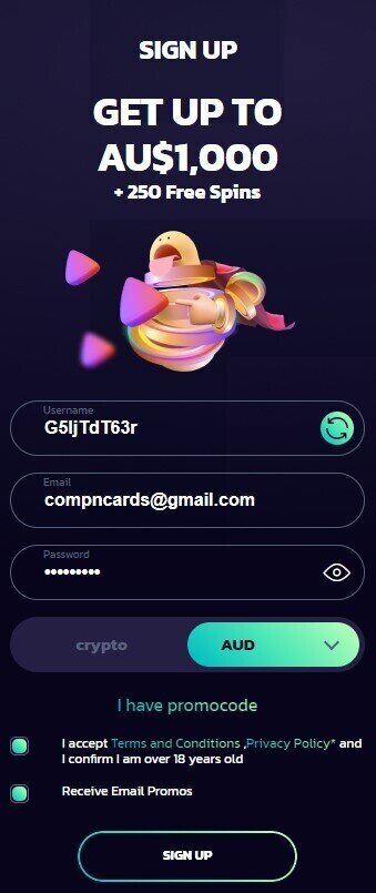 21 Bit Casino Registration