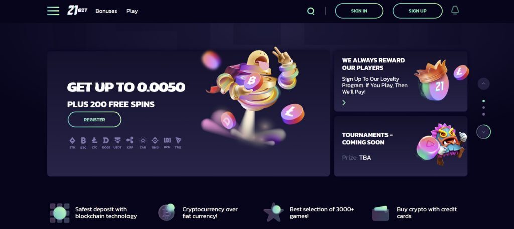 21bit casino welcome bonus