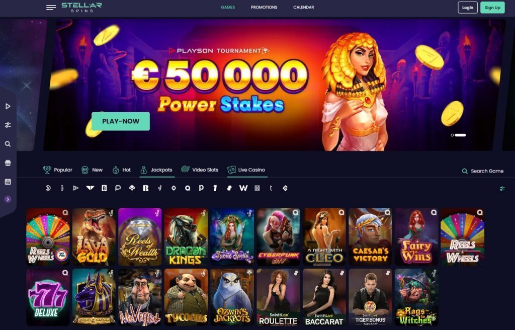 Games stellar spins