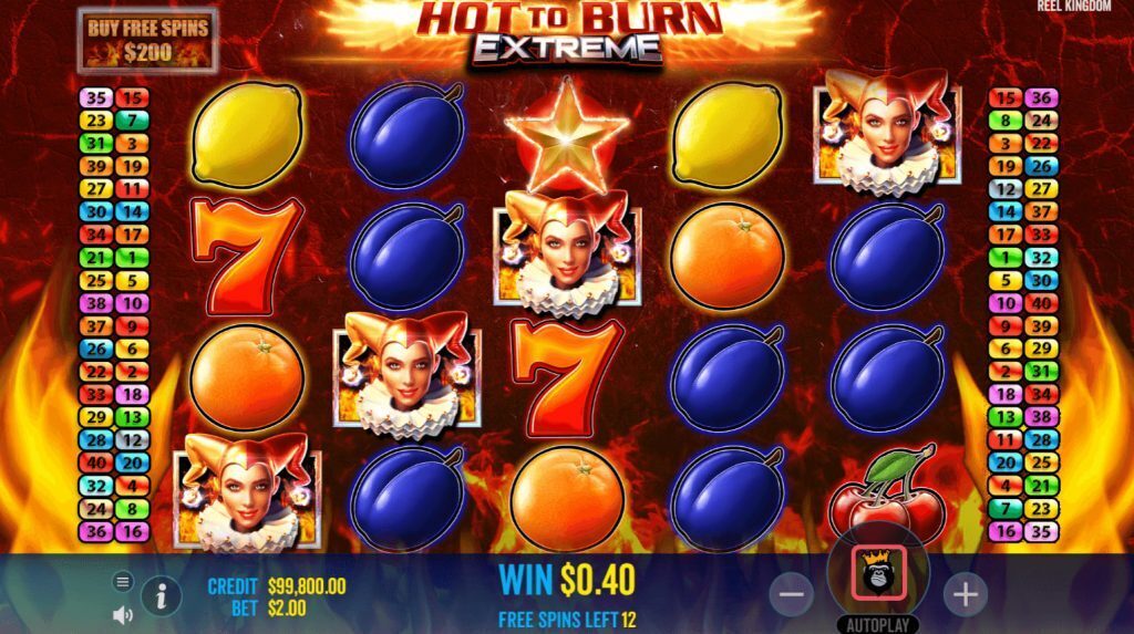 Hot to Burn Extreme Pokie review