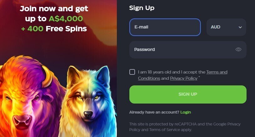 SkyCrown Casino Registration