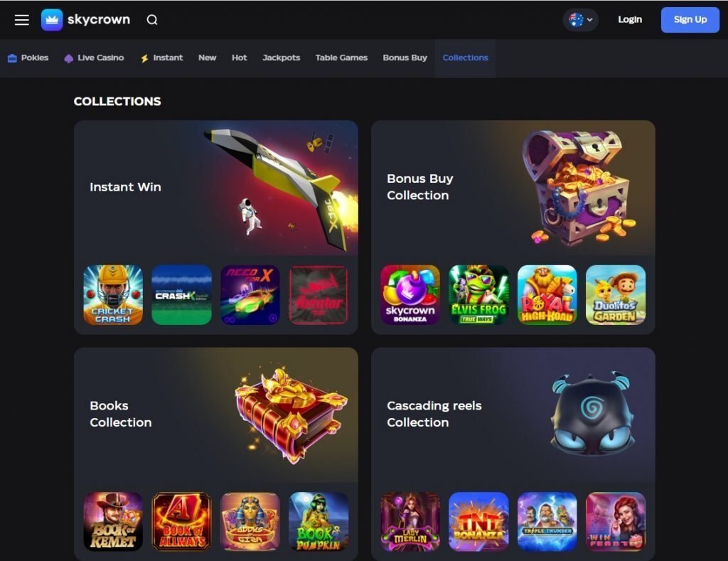 Skycrown Casino Collections
