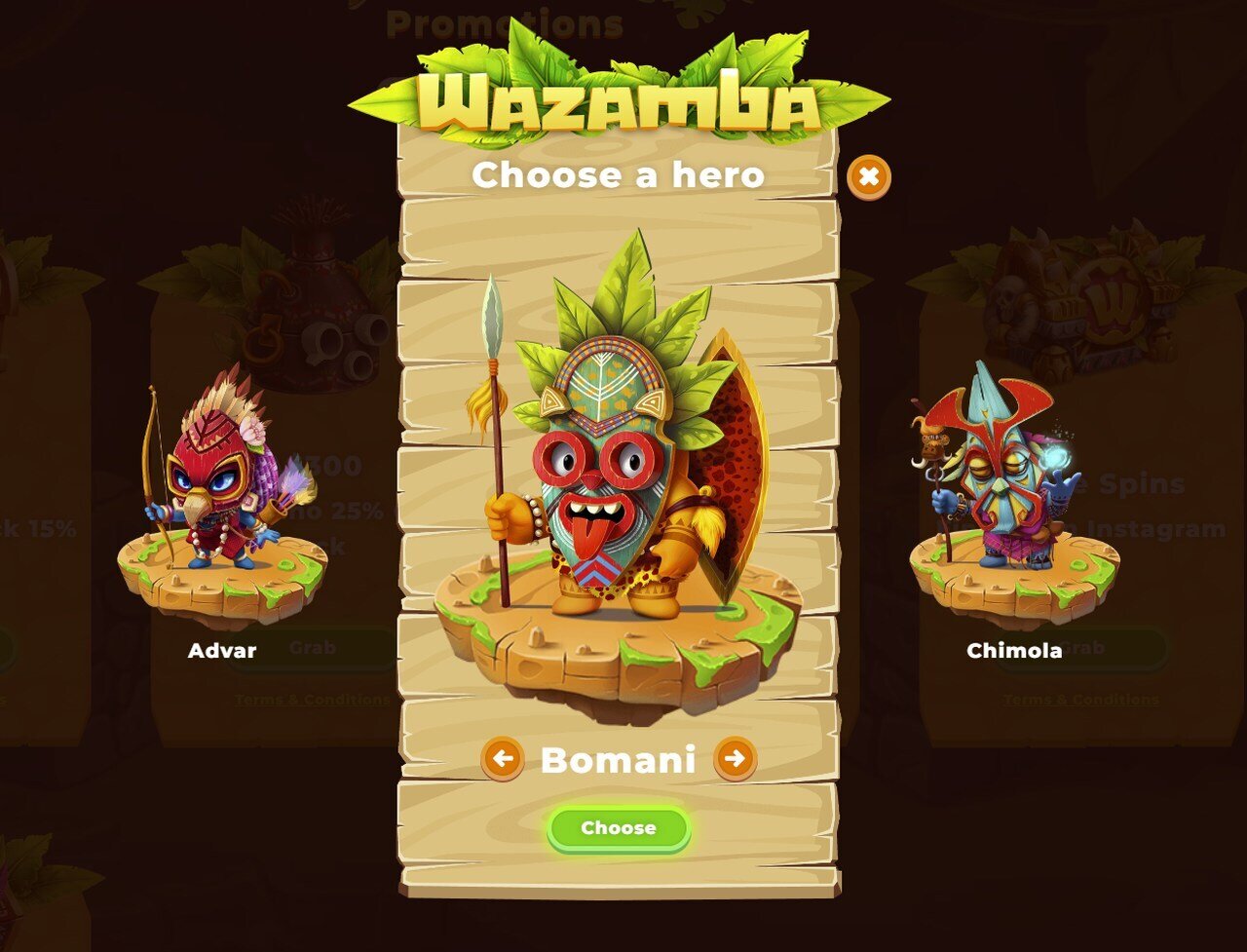 Wazamba sign up