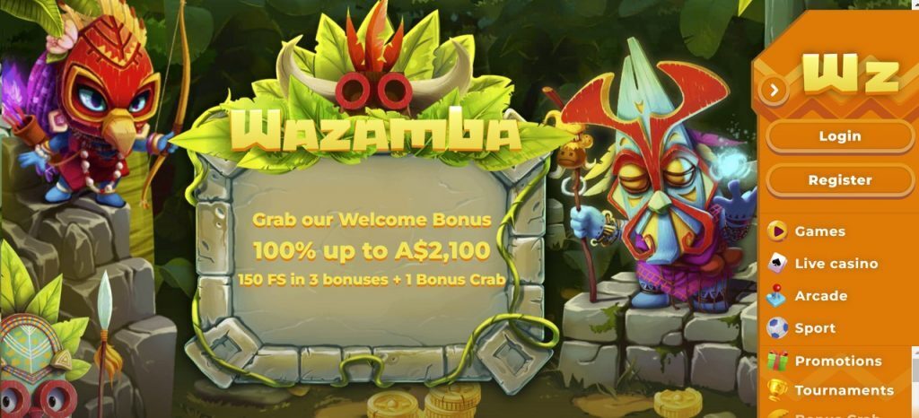 Wazamba welcome bonus