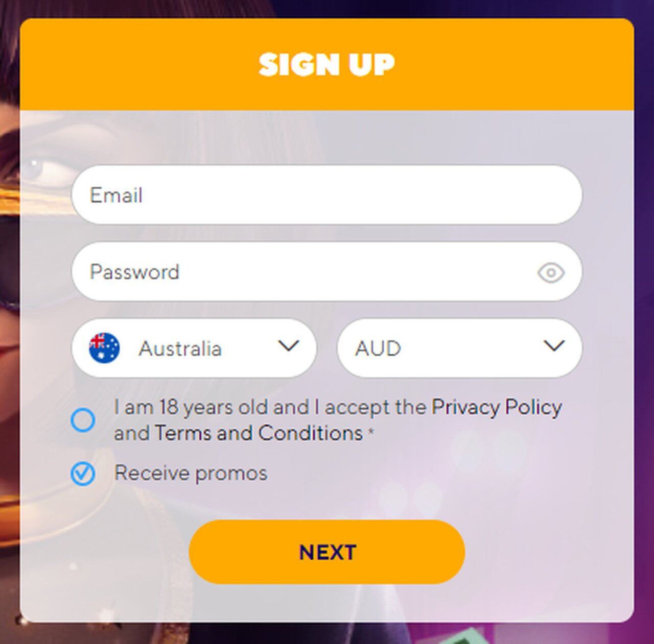 dazard casino sign up