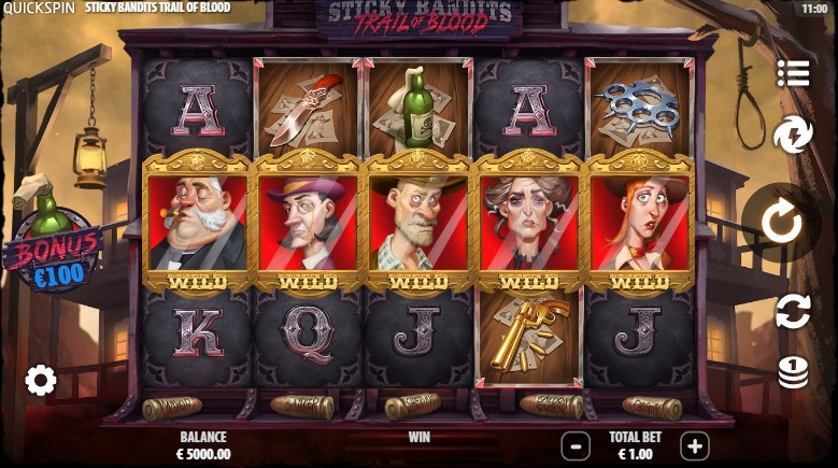Sticky Bandits: Trail of Blood Pokie Review