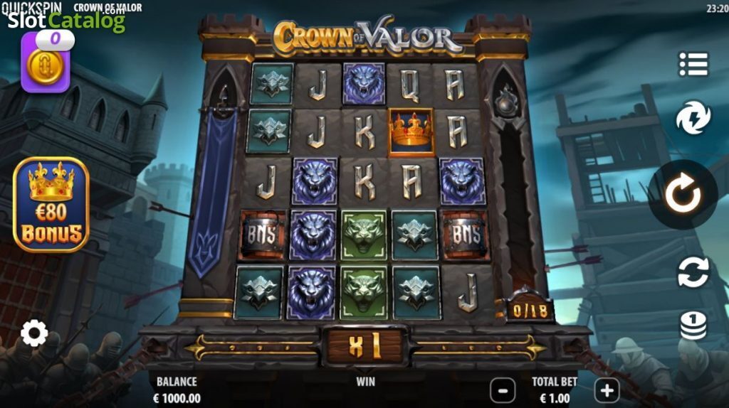 Crown of Valor Pokie review