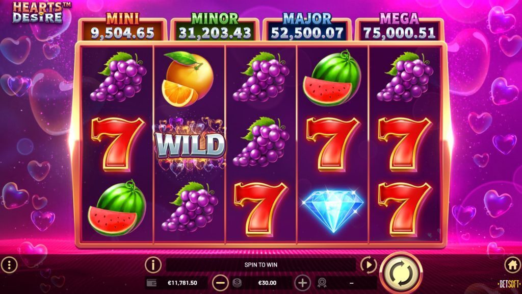 Hearts Desire pokie