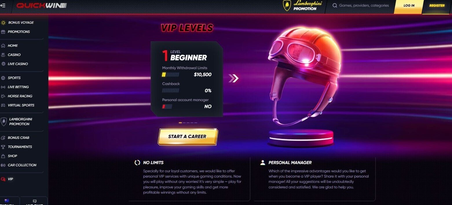 QuickWin Casino VIP