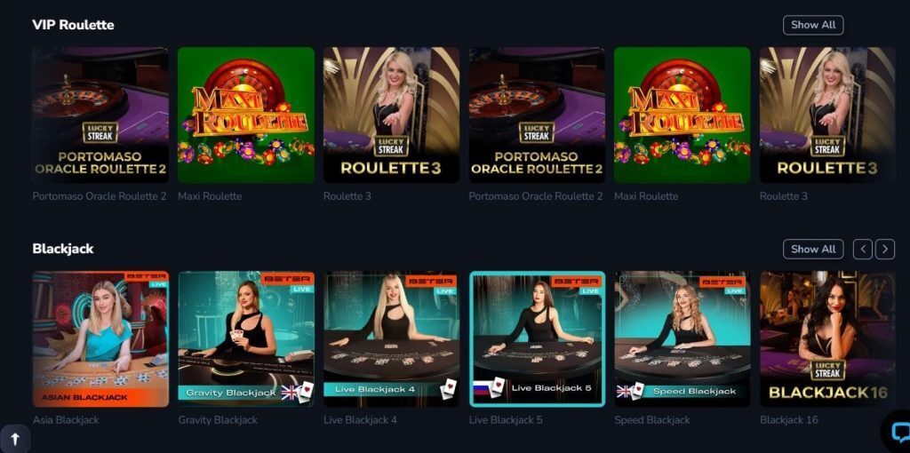 Lucky Wins Live Casino