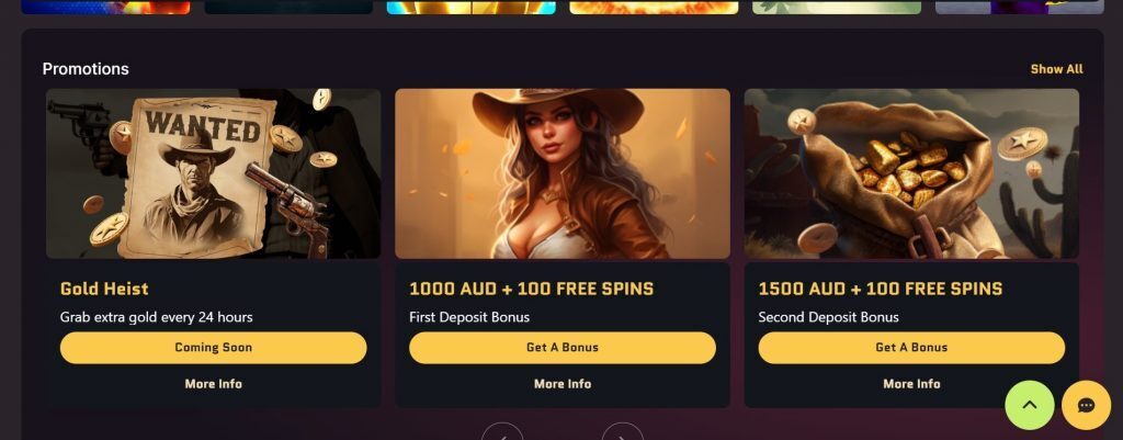 Wanted Win casino bonuses