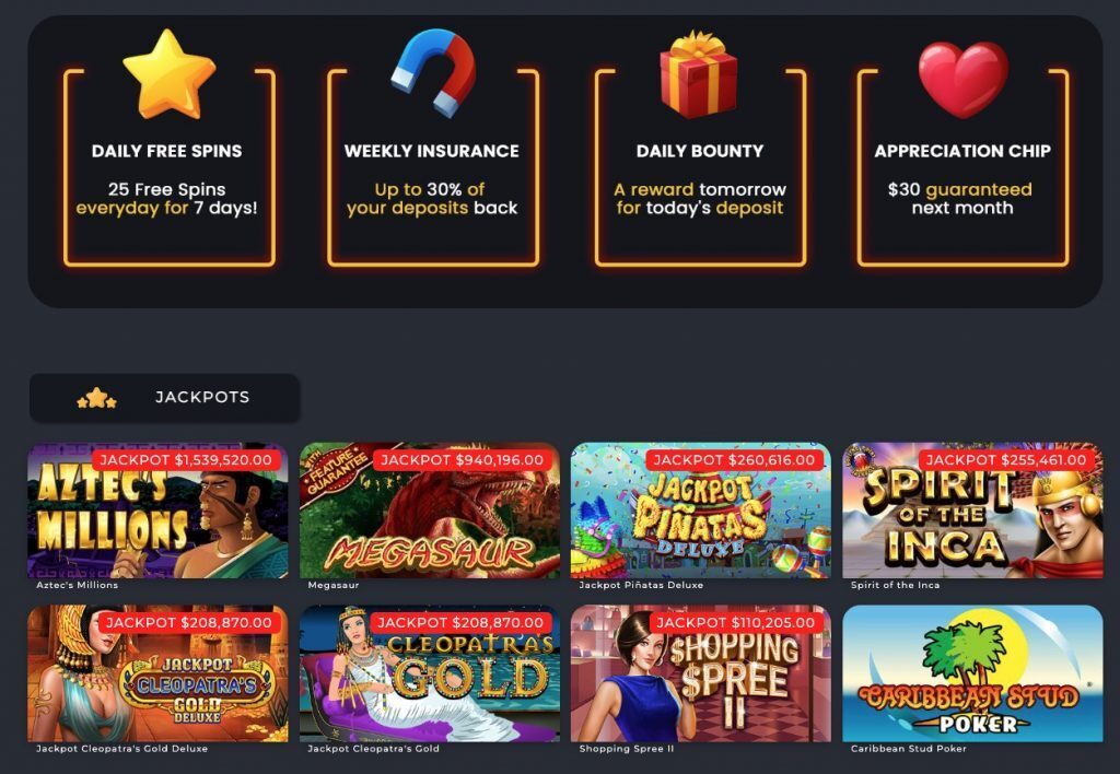 A big candy promos and jackpots