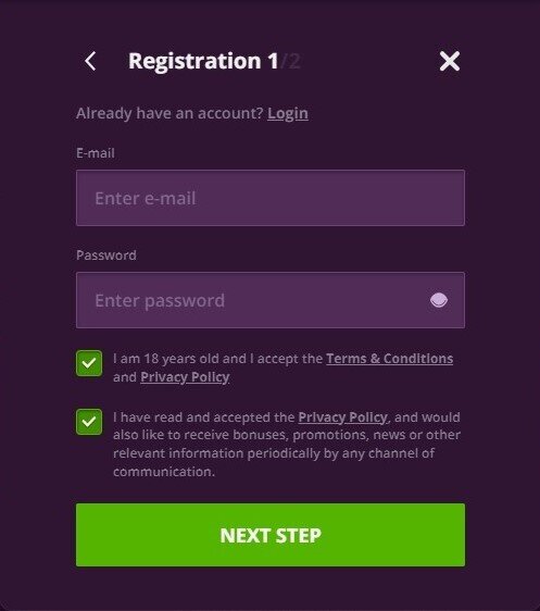 Malina casino sign-up
