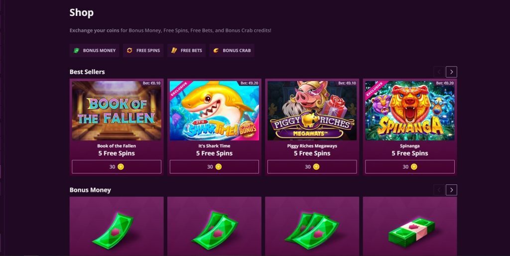 Malina casino bonus shop