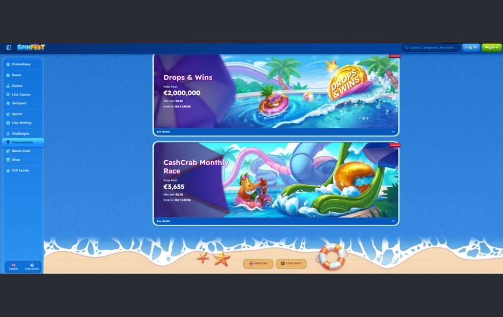 Spinfest Casino Tournaments