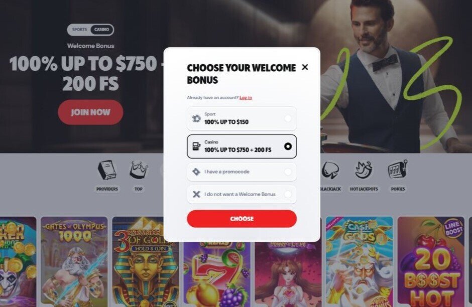 Supabet Casino signup